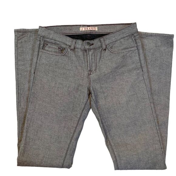 J Brand Slim Straight Leg Gray Jeans Size 28 - Picture 1 of 9